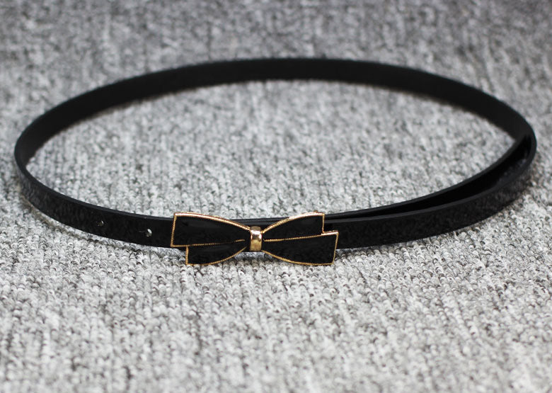 Just Lil Things Elastic Black Belts JLTHB0202