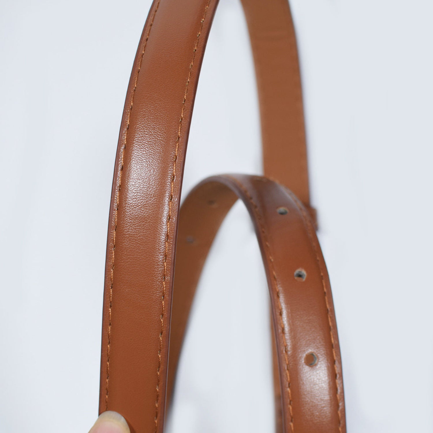 Buckle Slim Brown Belt JLTHB0323