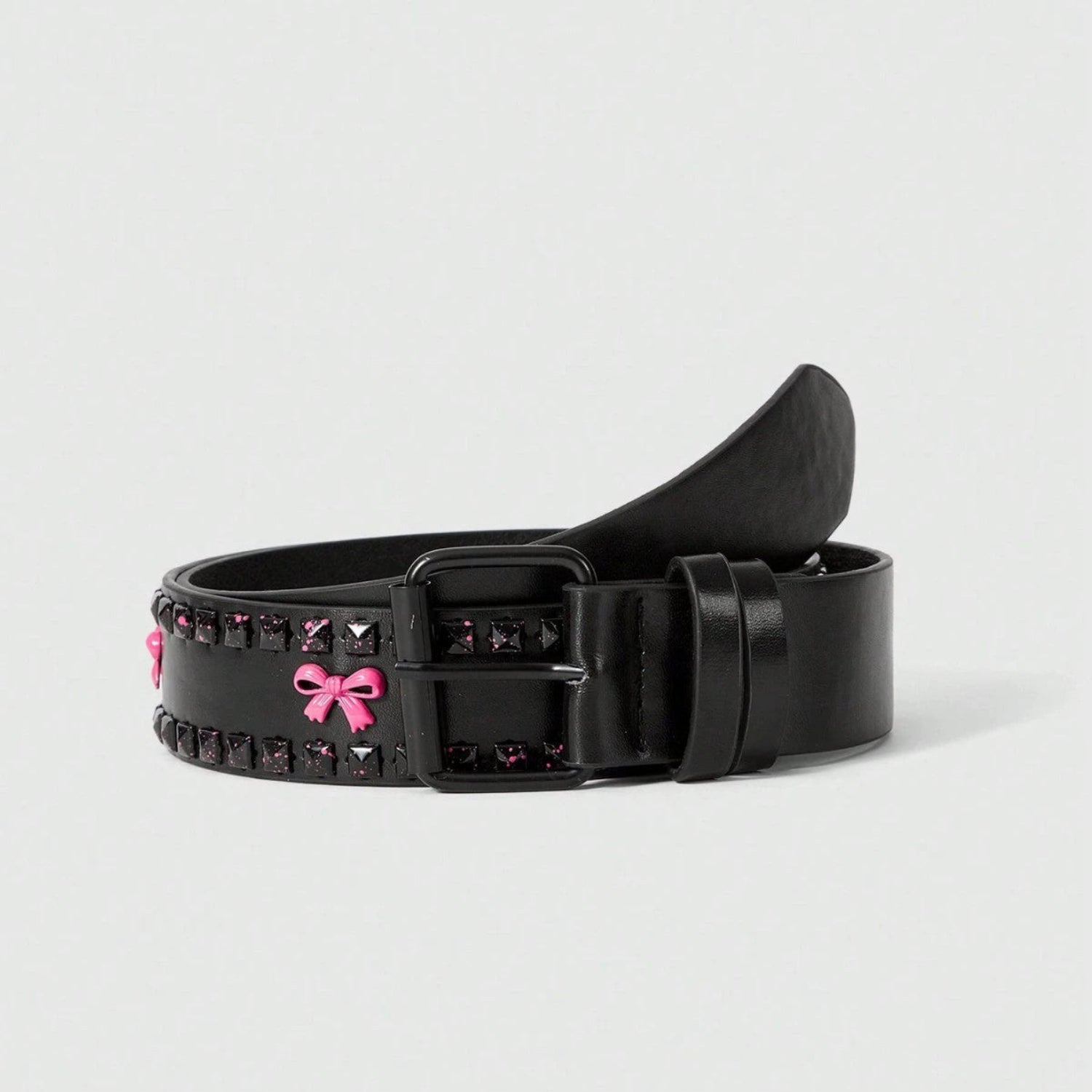Pink Bow Studded Belt JLTHB0345