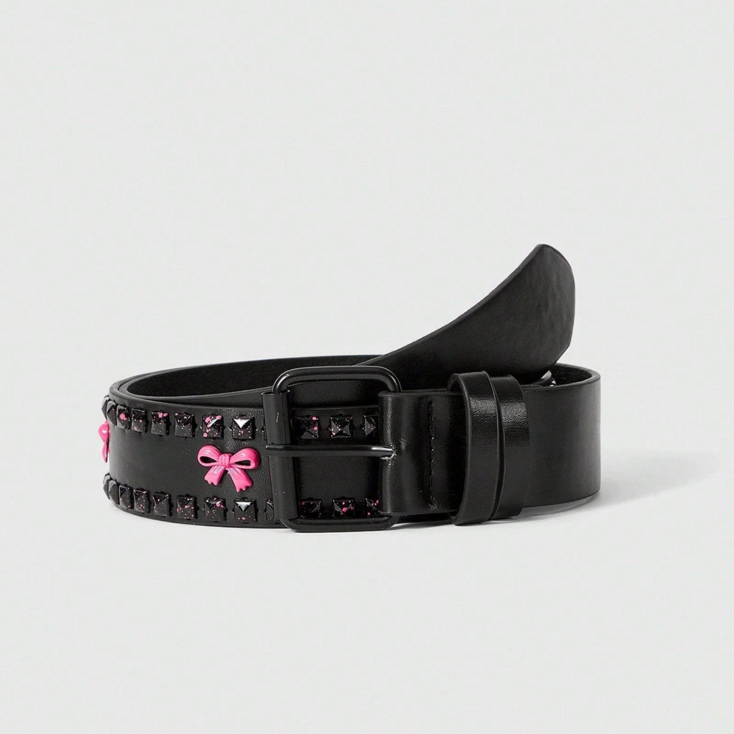 Pink Bow Studded Belt JLTHB0345