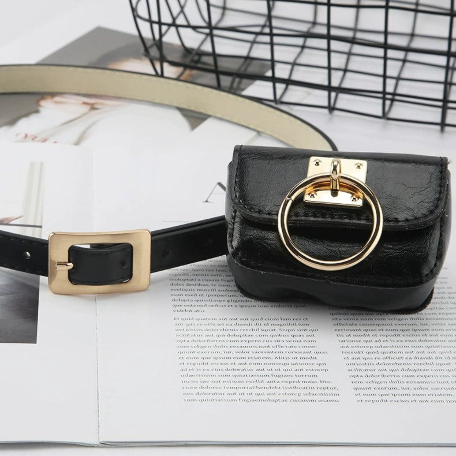 Chic Belt with Ring Pouch JLTHB0357