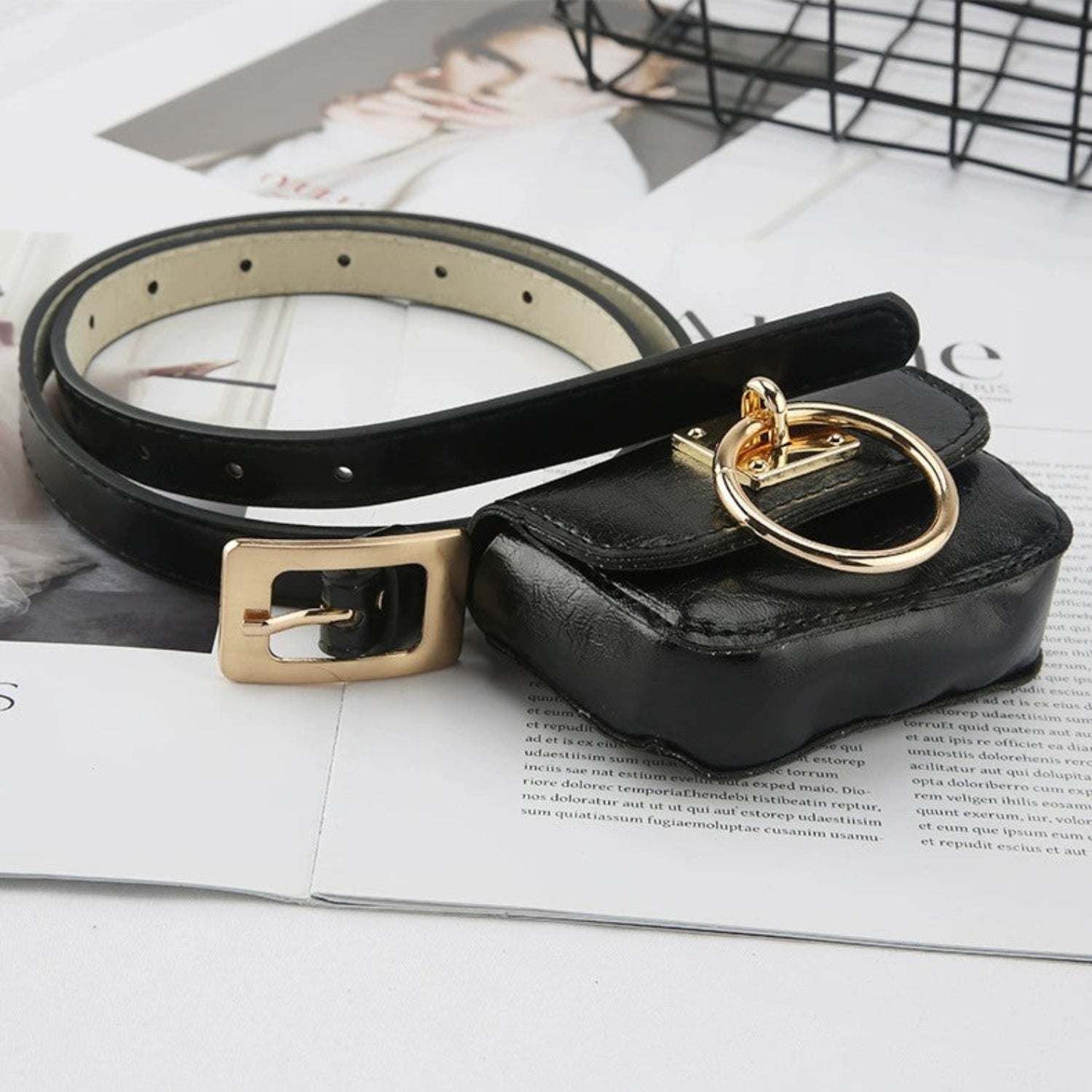 Chic Belt with Ring Pouch JLTHB0357