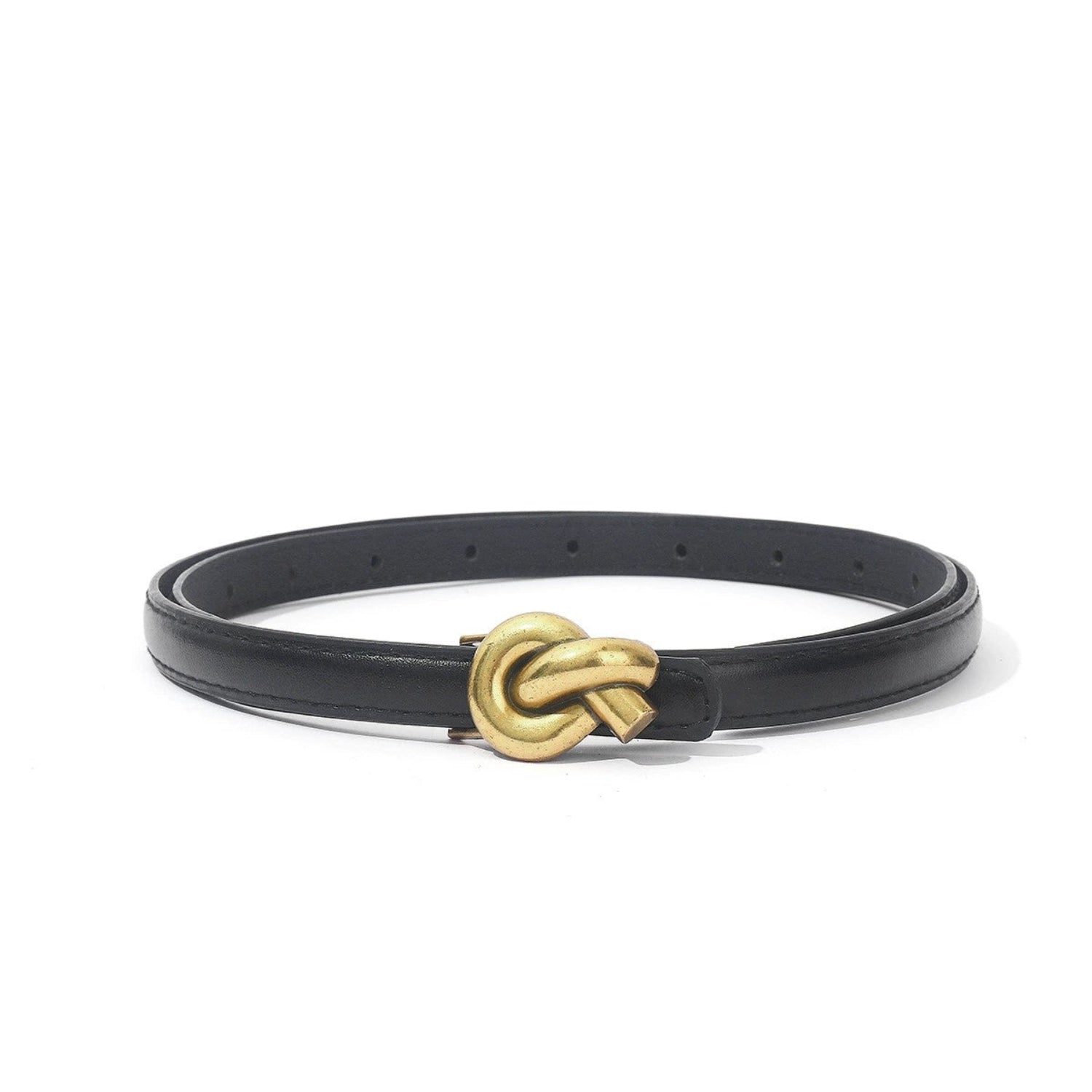 Minimalist Gold Knot Skinny Belt JLTHB0371