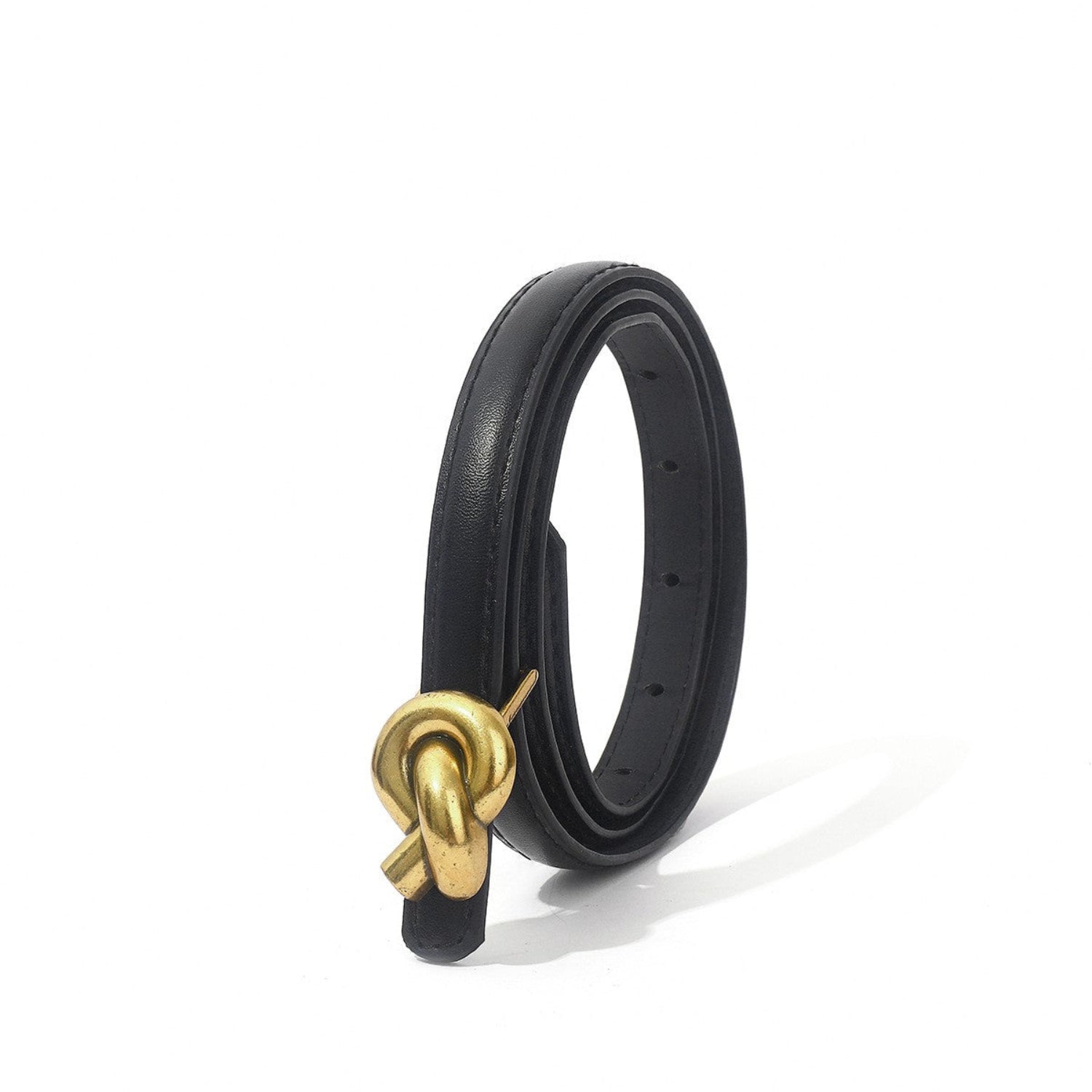 Minimalist Gold Knot Skinny Belt JLTHB0371