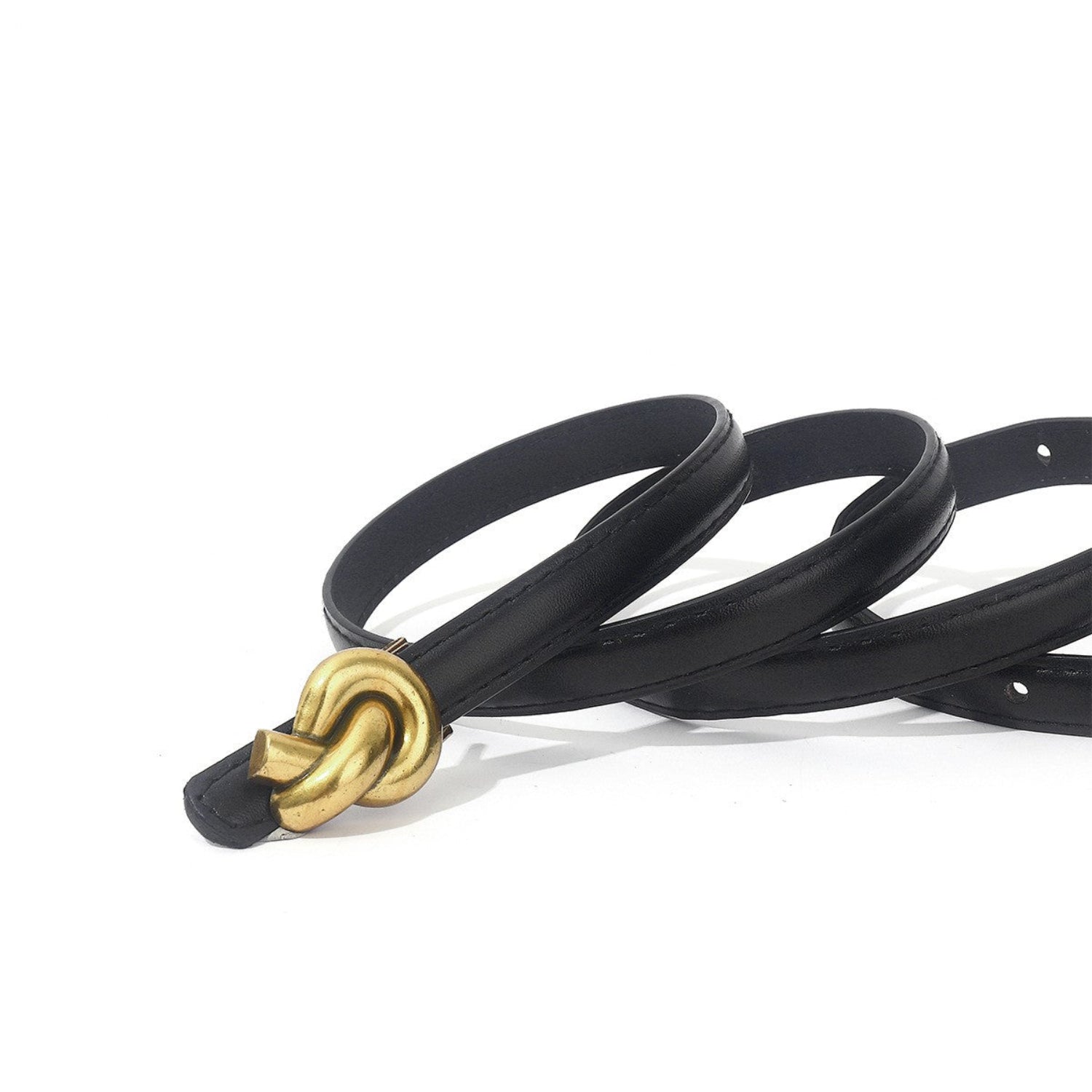 Minimalist Gold Knot Skinny Belt JLTHB0371
