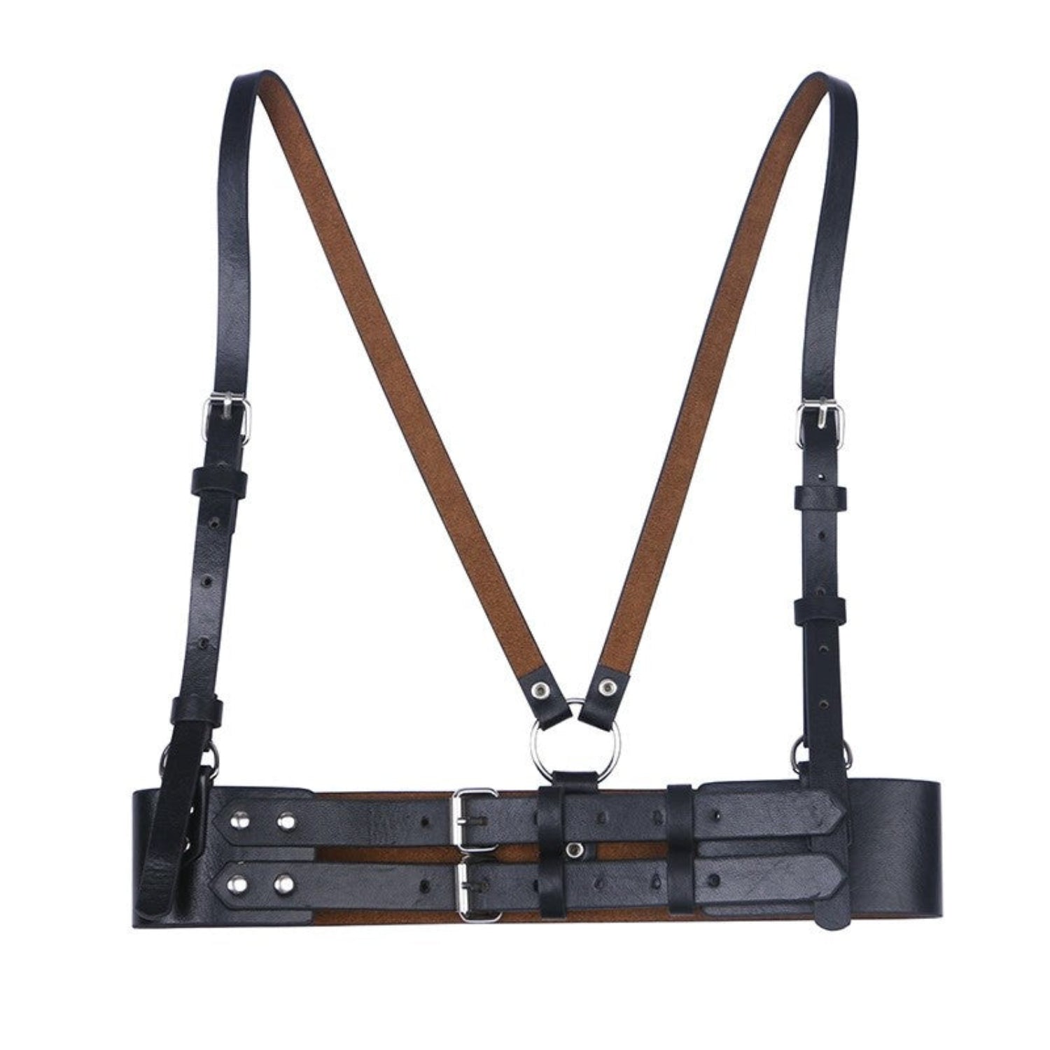 Wide Black Crocodile Embossed Belt JLTHB0384
