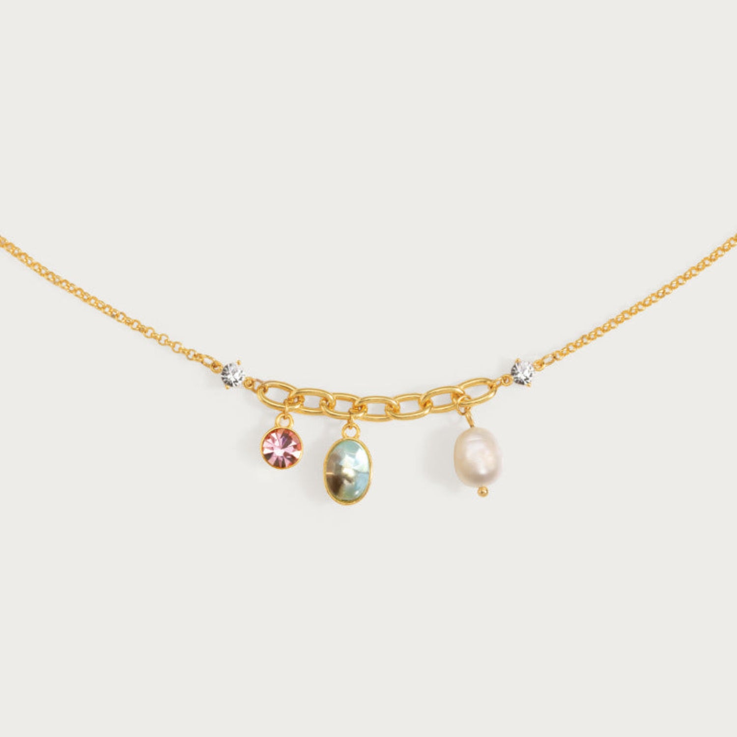Gold Charm Multi-Color Waist Chain JLTHB0413
