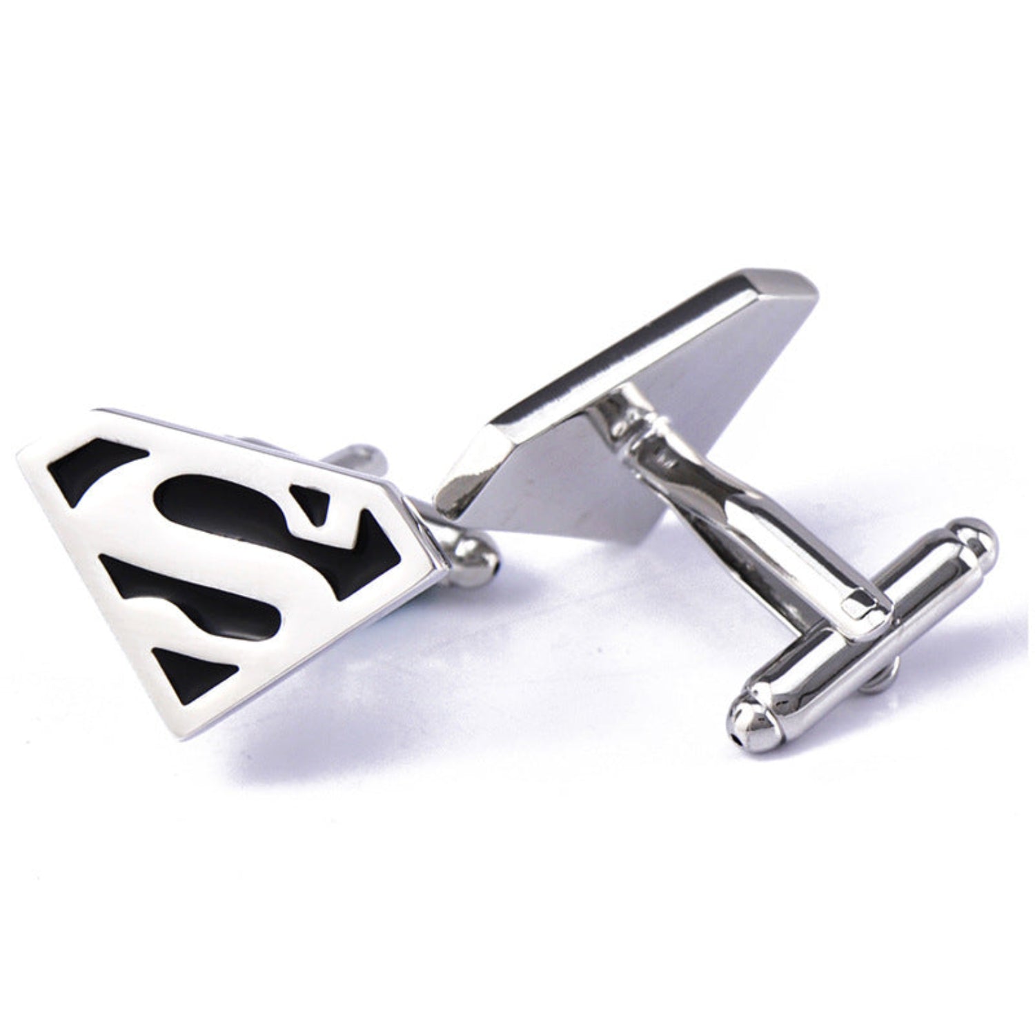 Superman Shield Logo Men's Cufflinks JLTMC0003