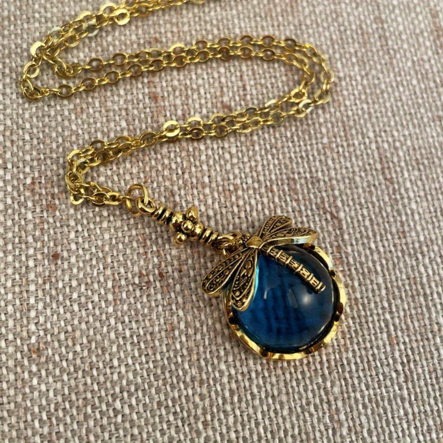 Vintage Inspired Dragonfly Necklace JLTN0662