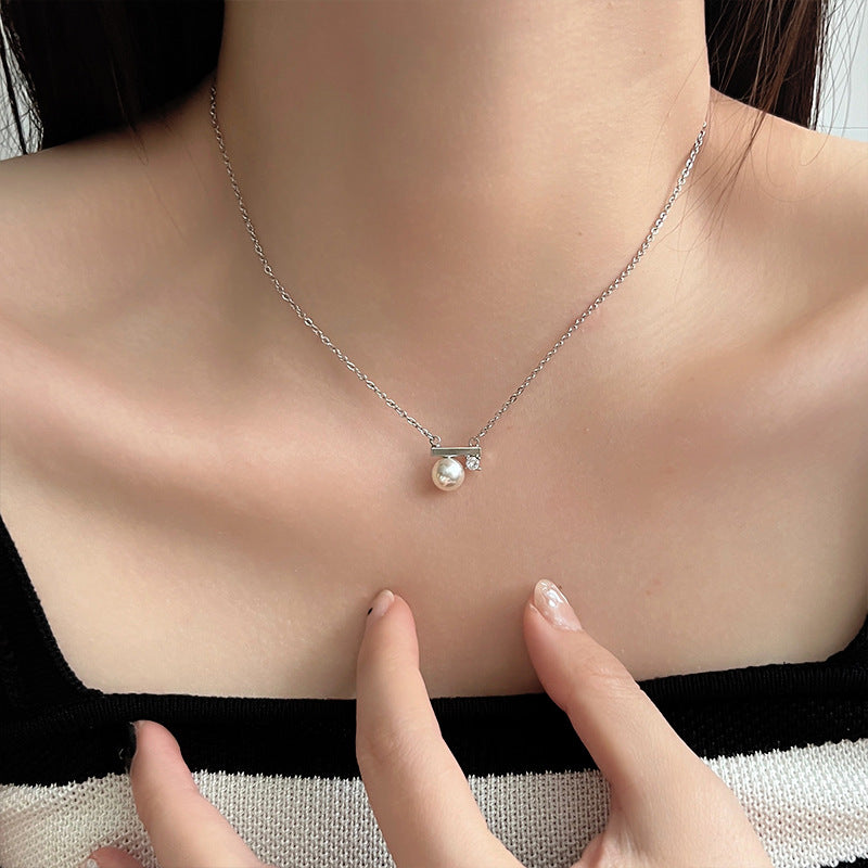 Just Lil Things Artificial silver Necklace