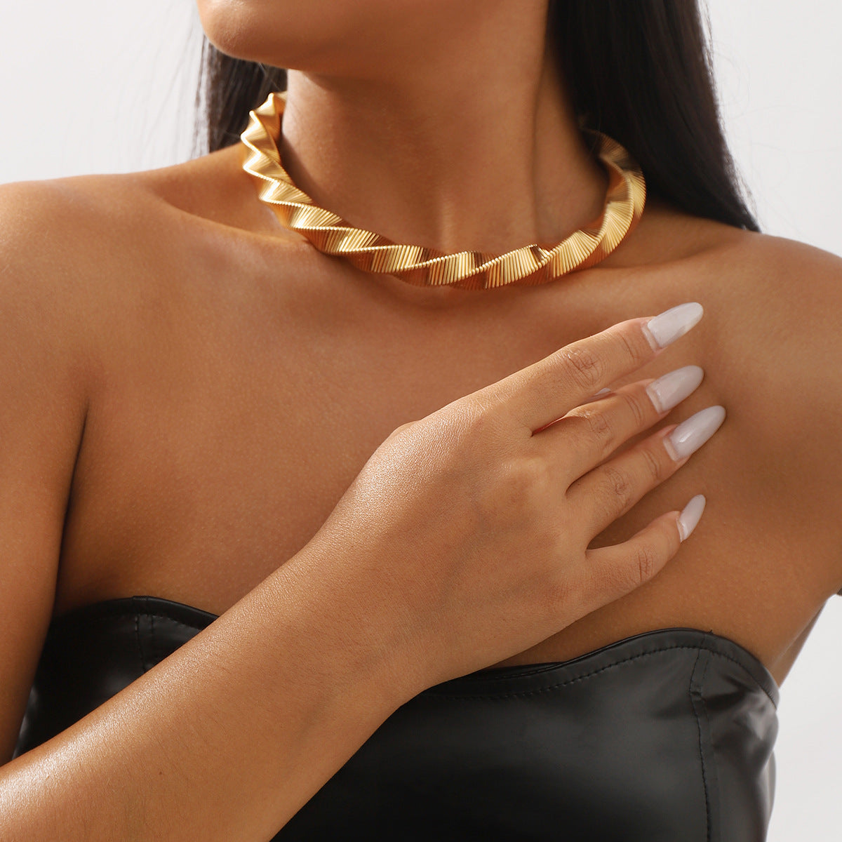 Just Lil Things Artifical Gold Necklace