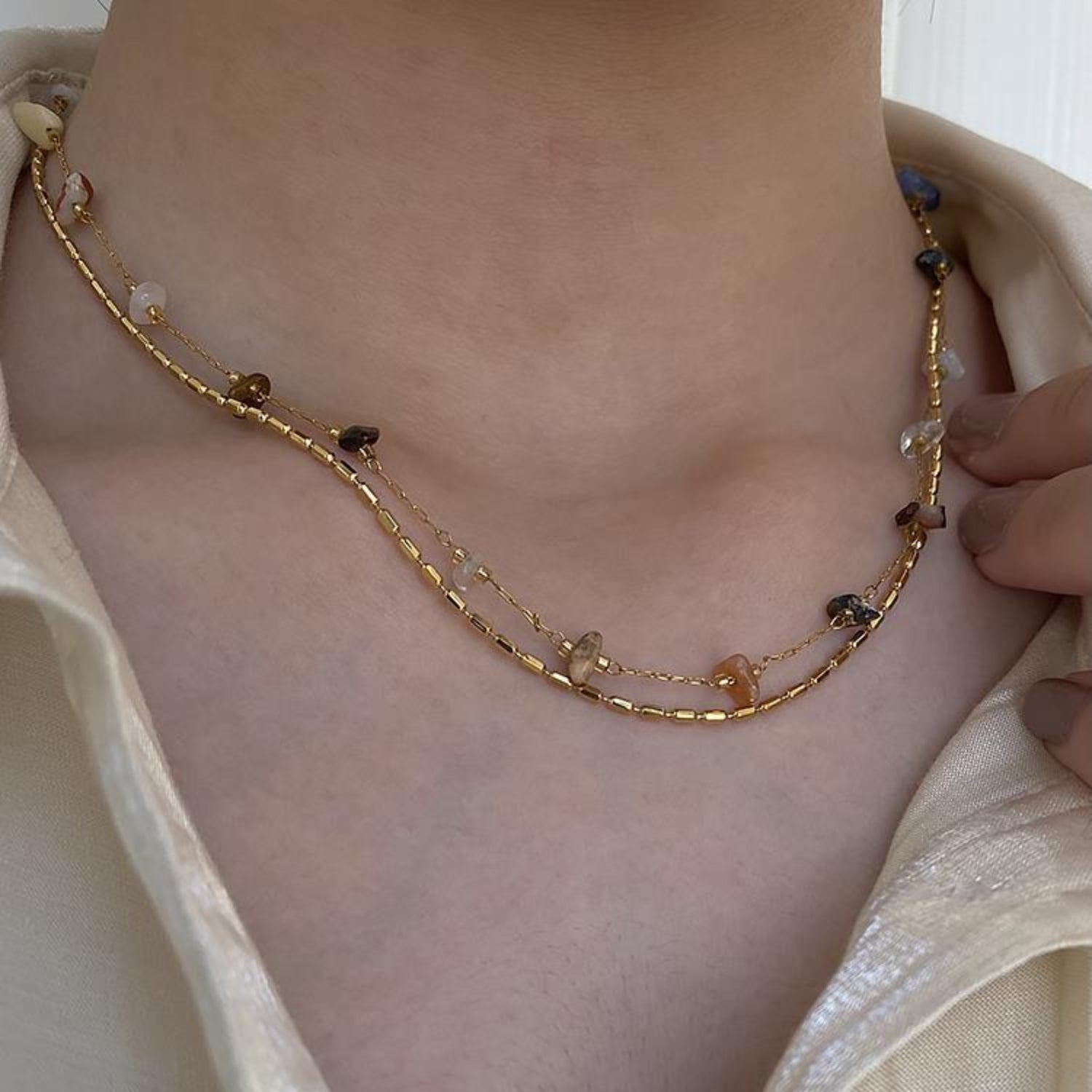 Just Lil Things Artifical Gold Necklace JLTN1022