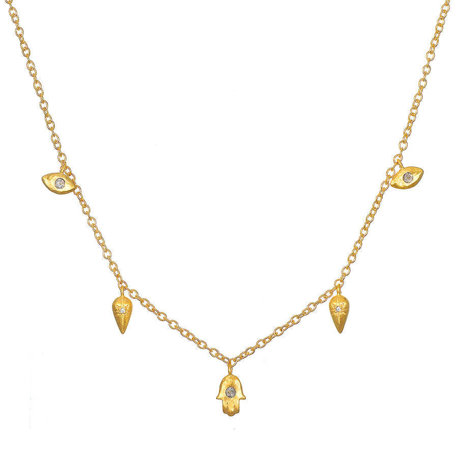 Just Lil Things Artifical Gold Necklace JLTN1025