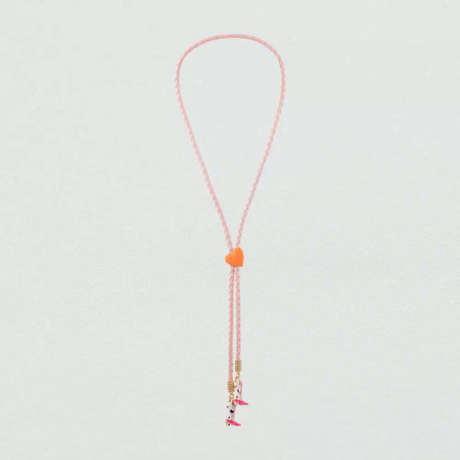 Balance boots Pink thread Necklace JLTN1719