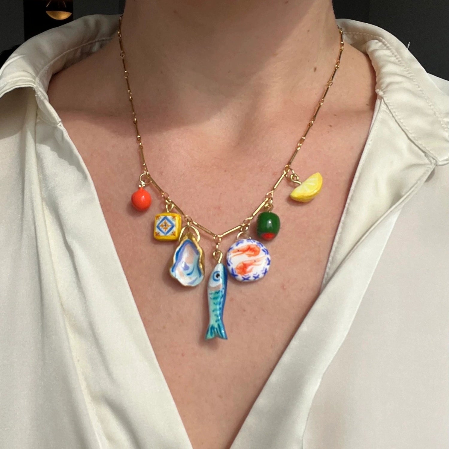 Italian Summer Charm Necklace JLTN1724