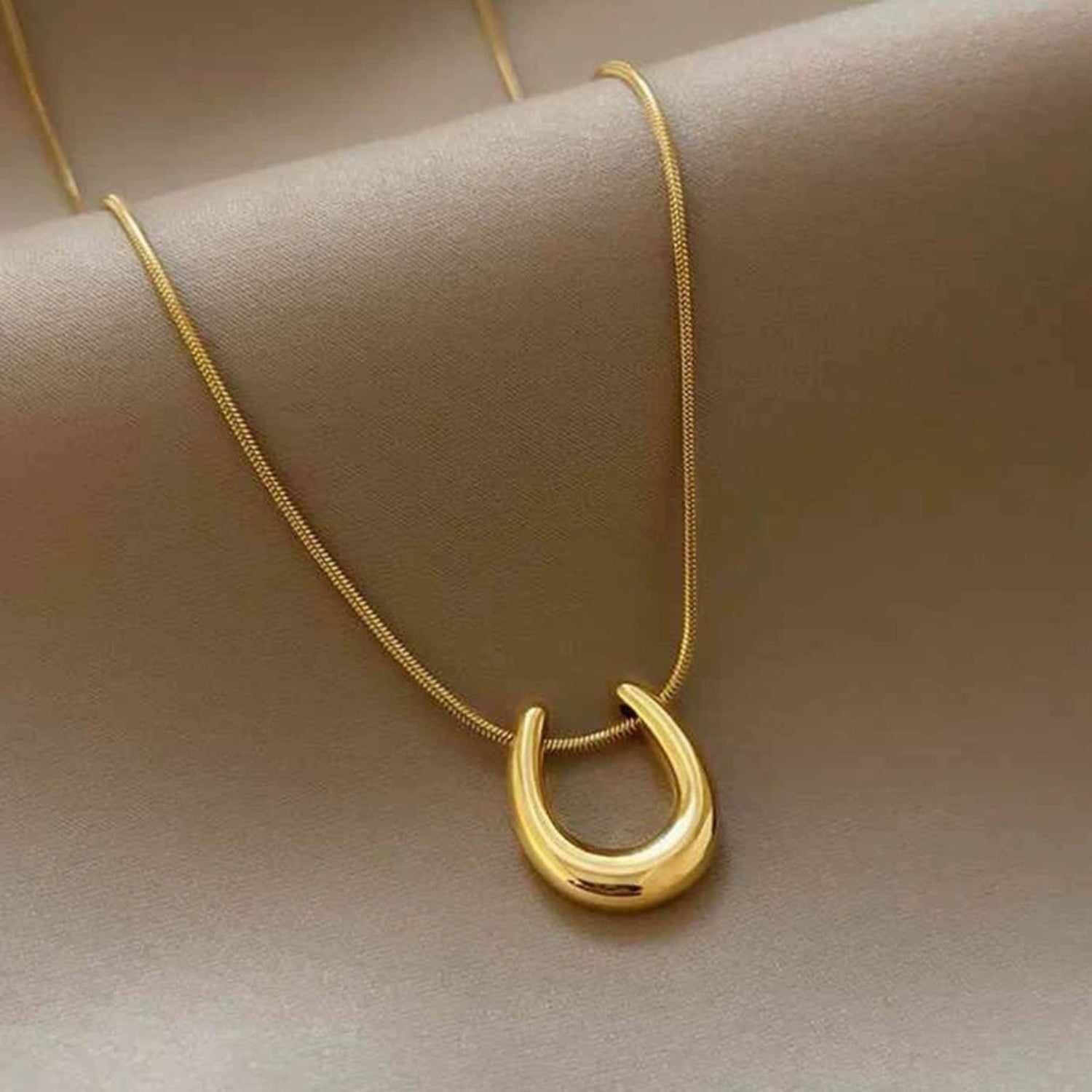 Gold Horseshoe Snake Chain JLTN1734