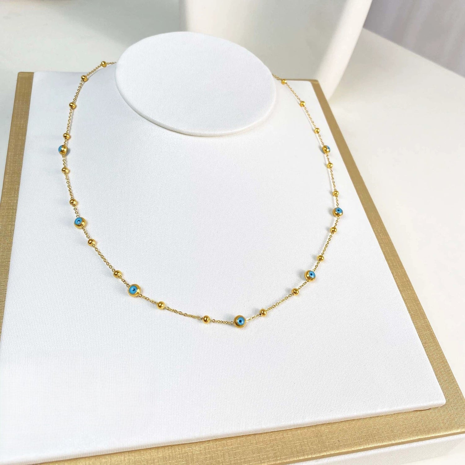 Evil Eye Beaded Necklace JLTN1804