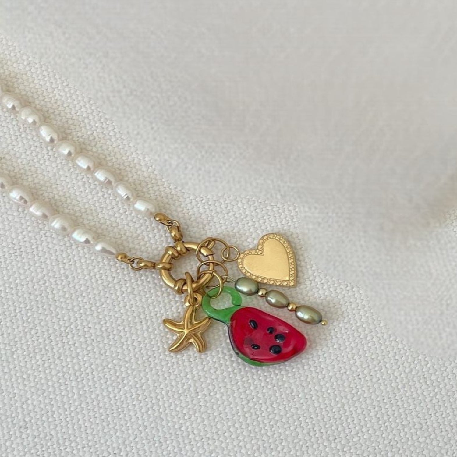 Summer Charm Pearl Bead Necklace JLTN1938
