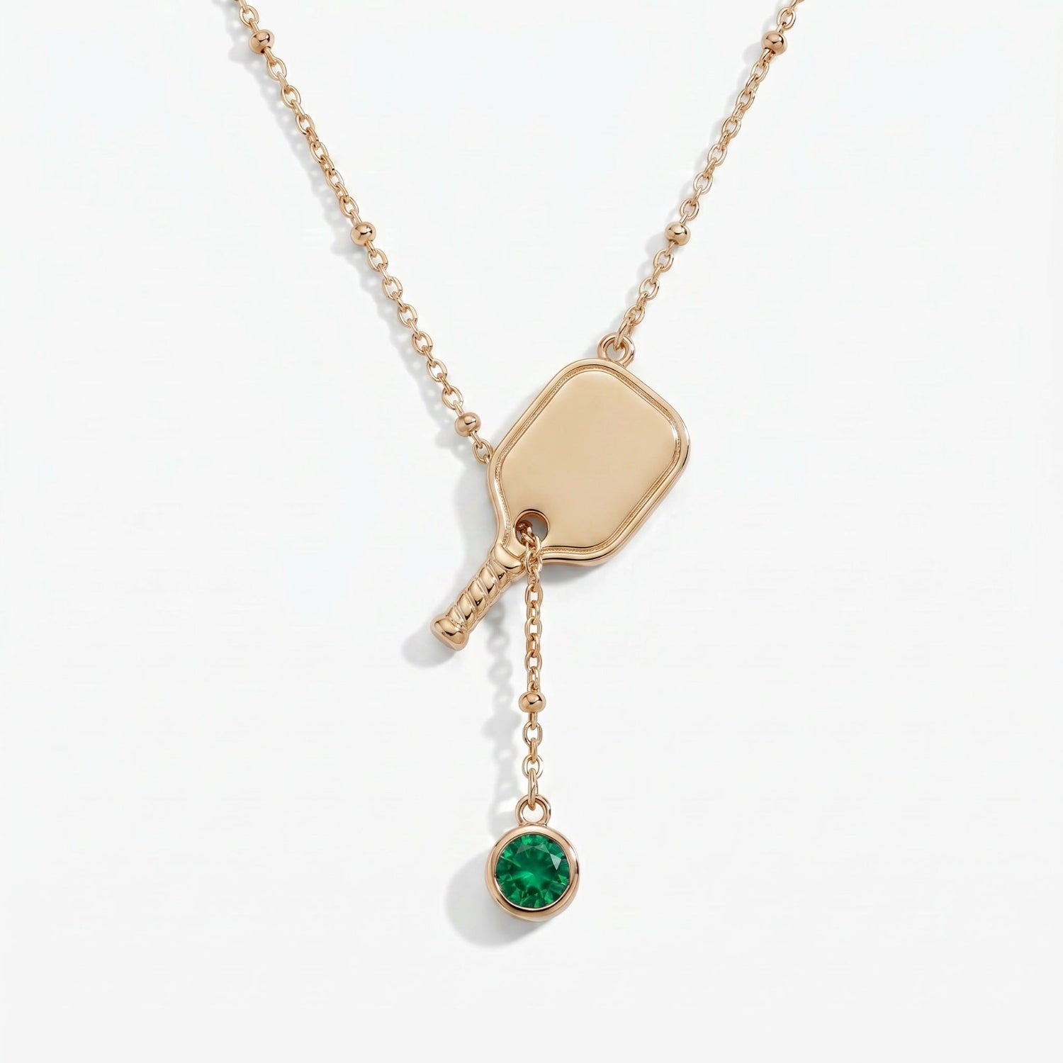 Gold Pickleball Necklace JLTN2036