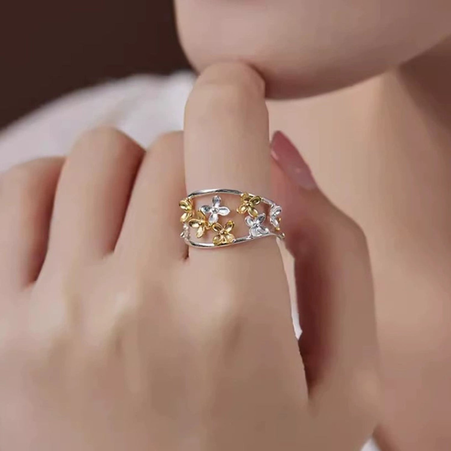 Just Lil Things Artificial Gold Rings JLTR0339