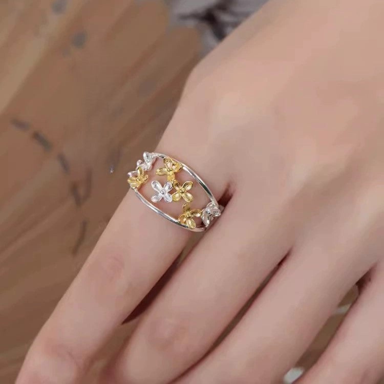 Just Lil Things Artificial Gold Rings JLTR0339