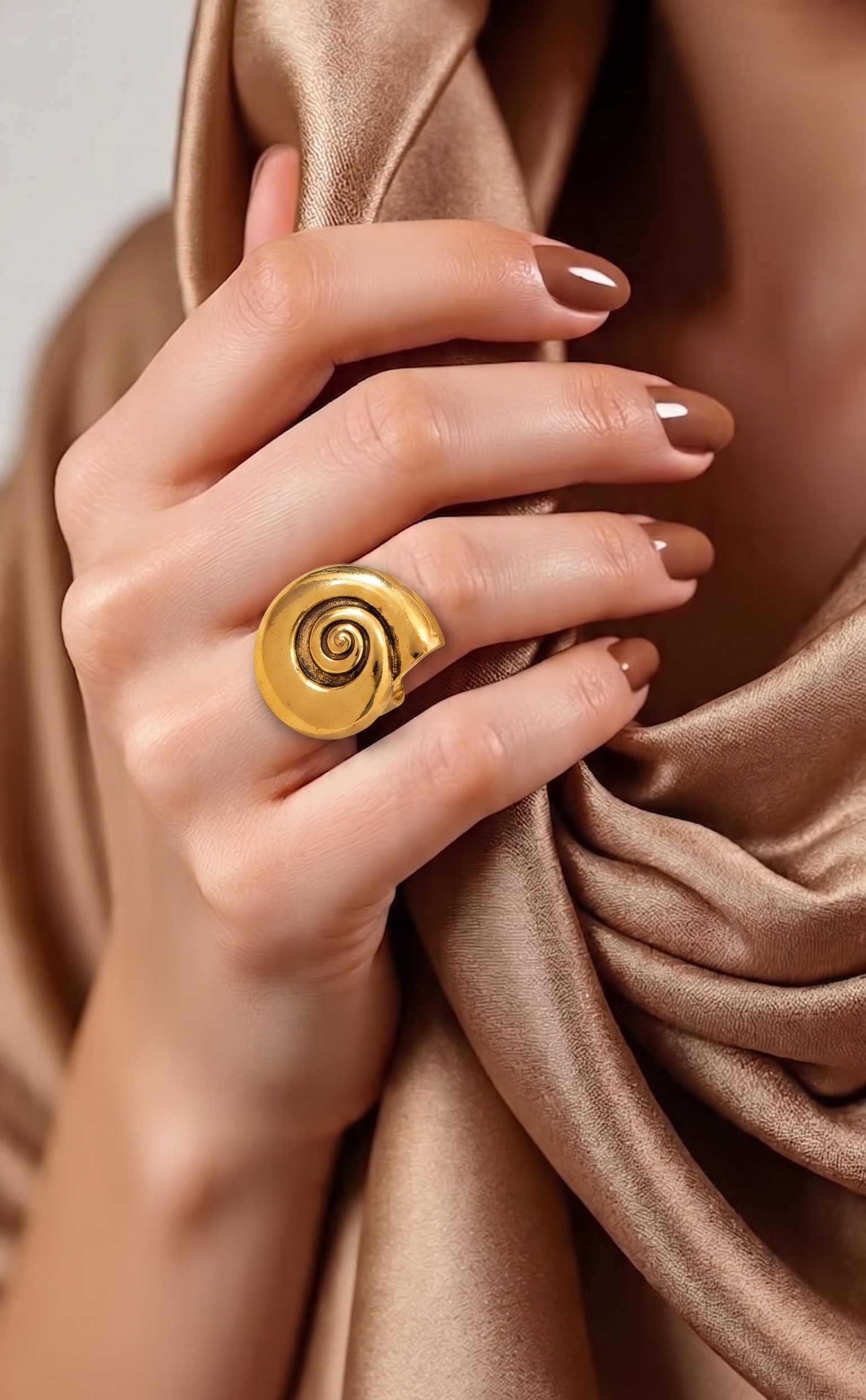 Artistic Textured Bold Design Rings JLTR0376