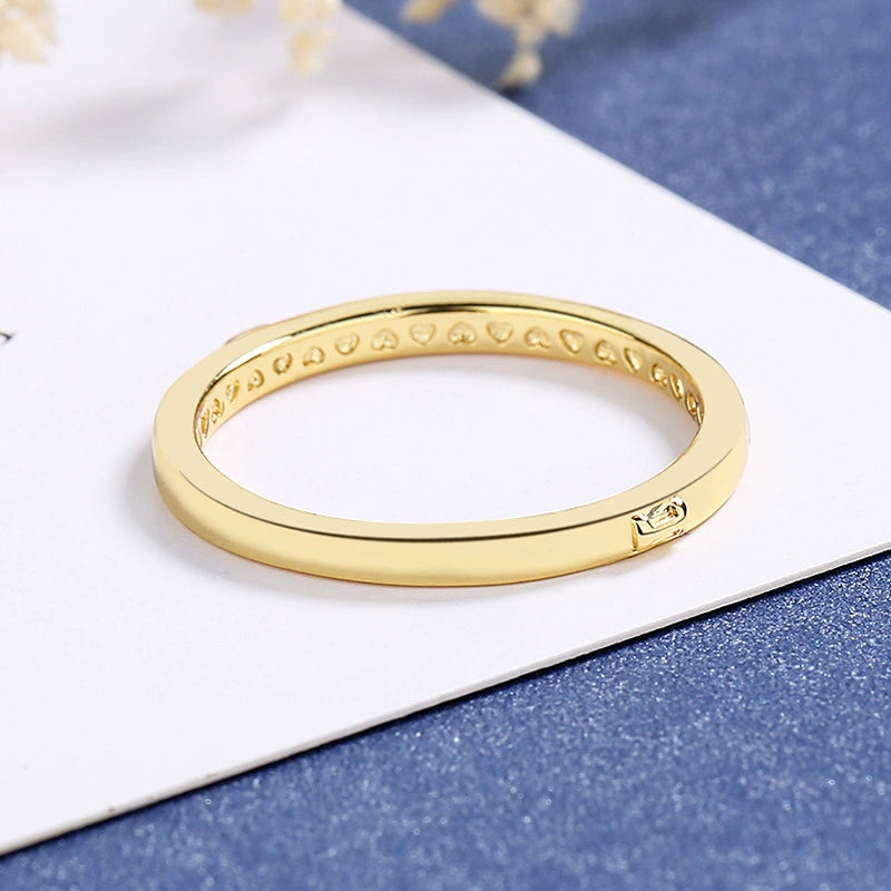 Elegant Faith Sleek Initial ‘I’ Ring  JLTR0602