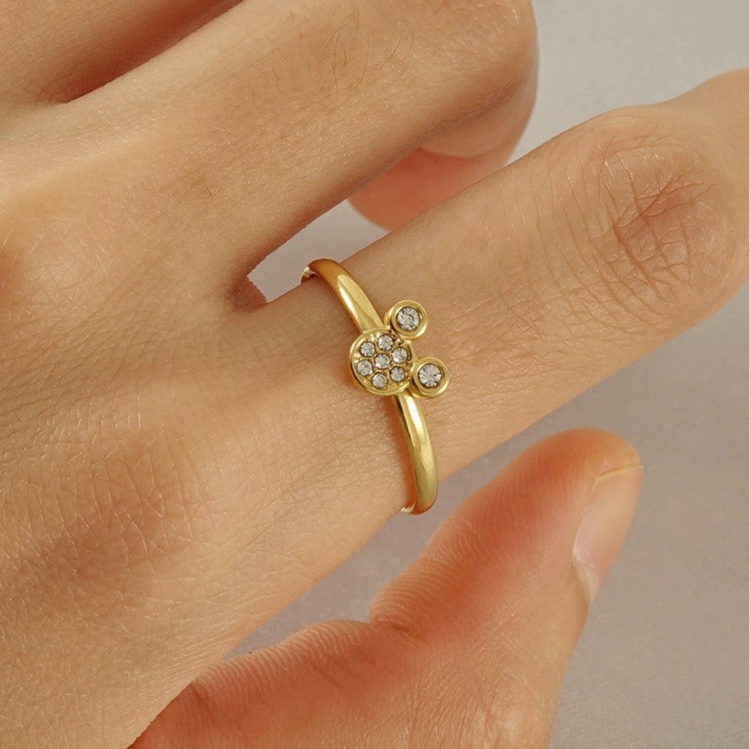 Sparkle Bear Adjustable Ring JLTR0613