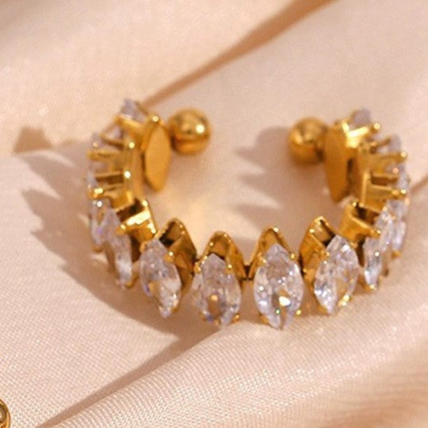 Crystal Marquise Adjustable Ring JLTR0616