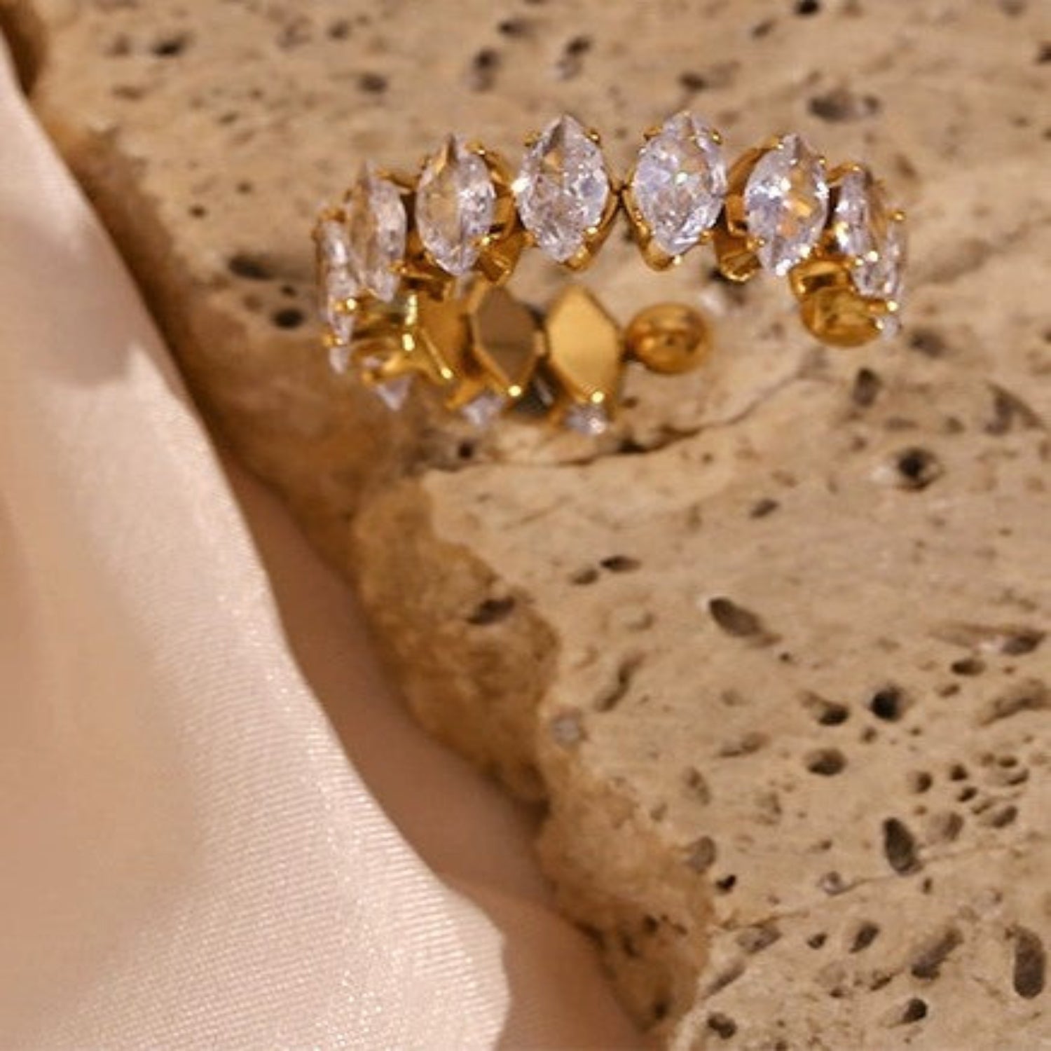 Crystal Marquise Adjustable Ring JLTR0616