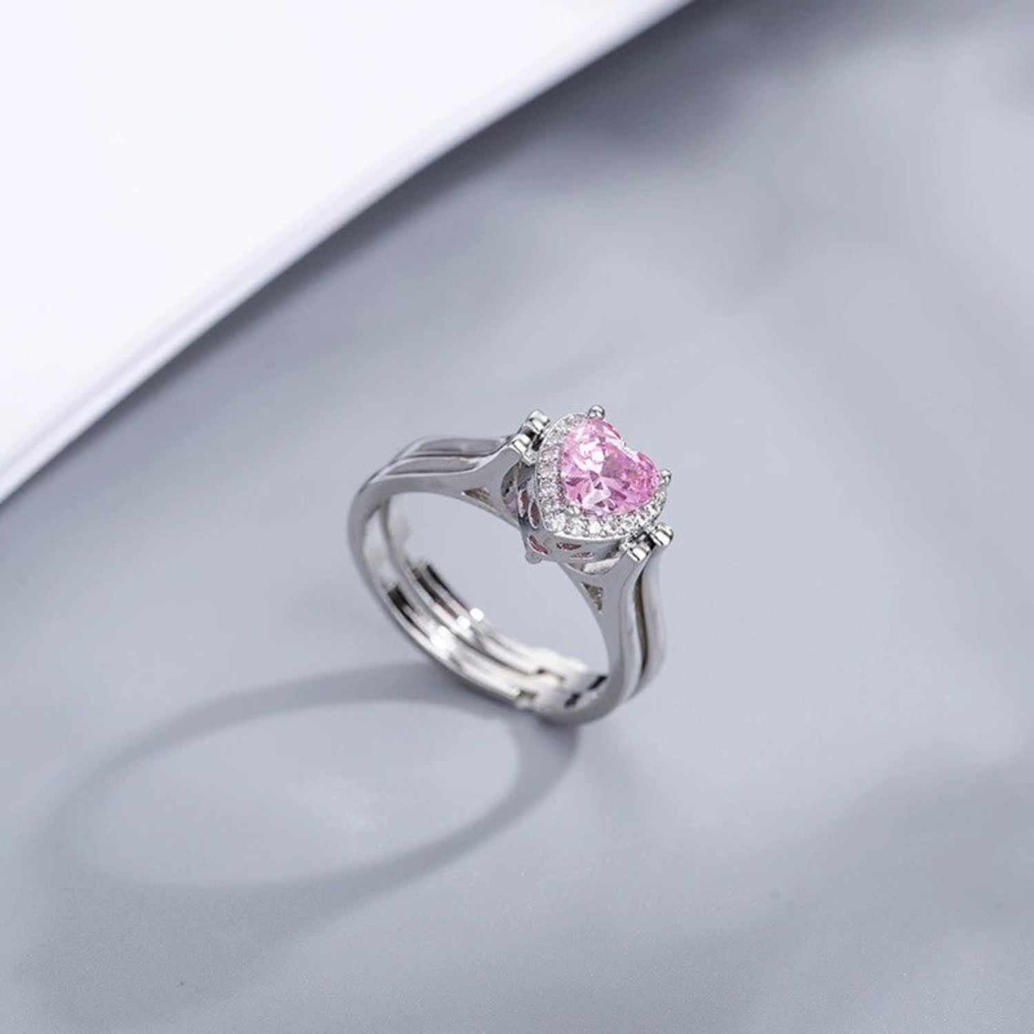 Twilight Heart Magic Ring – Two-in-One Adjustable Charm JLTR0640