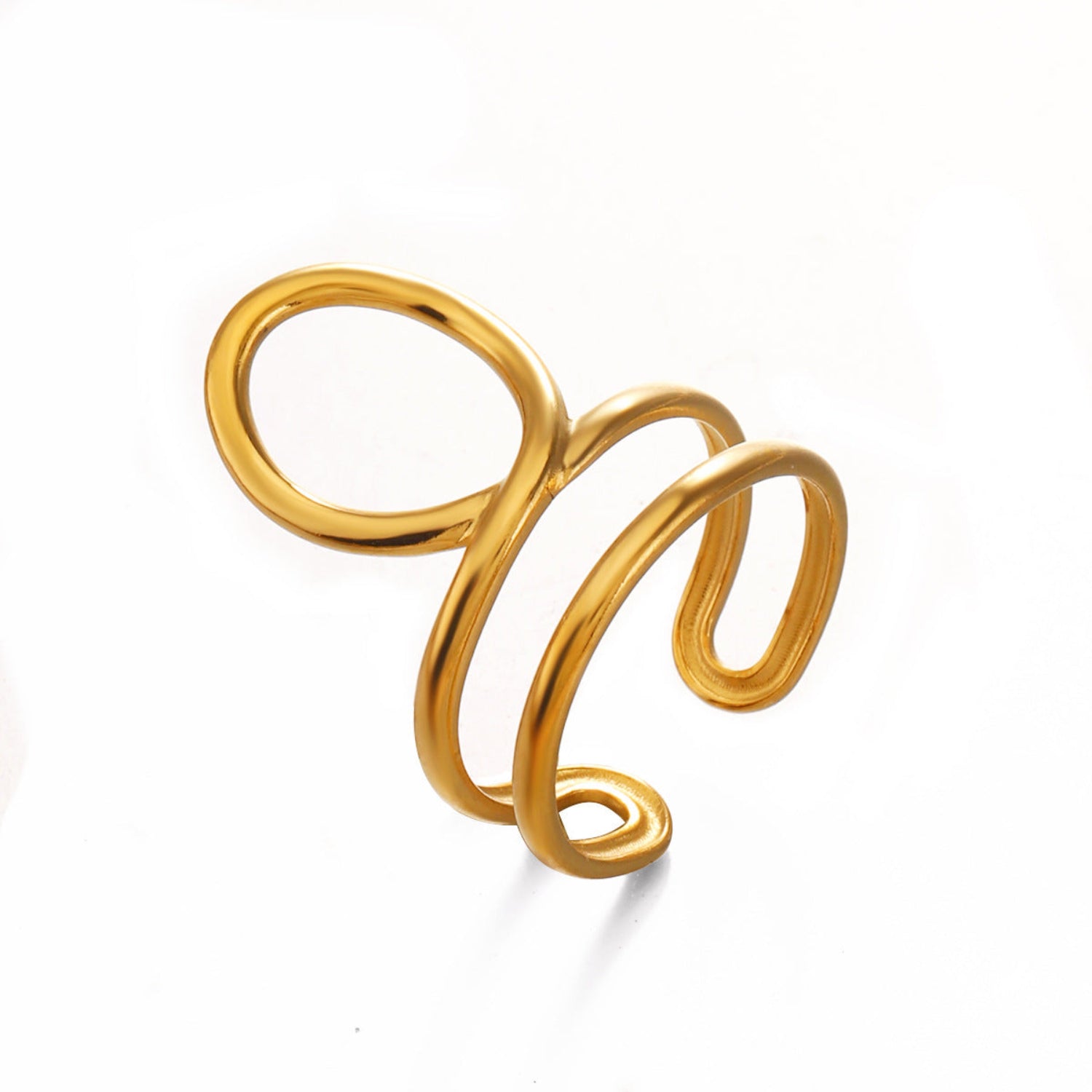 Golden Loop Multi-Band Statement Ring JLTR0759