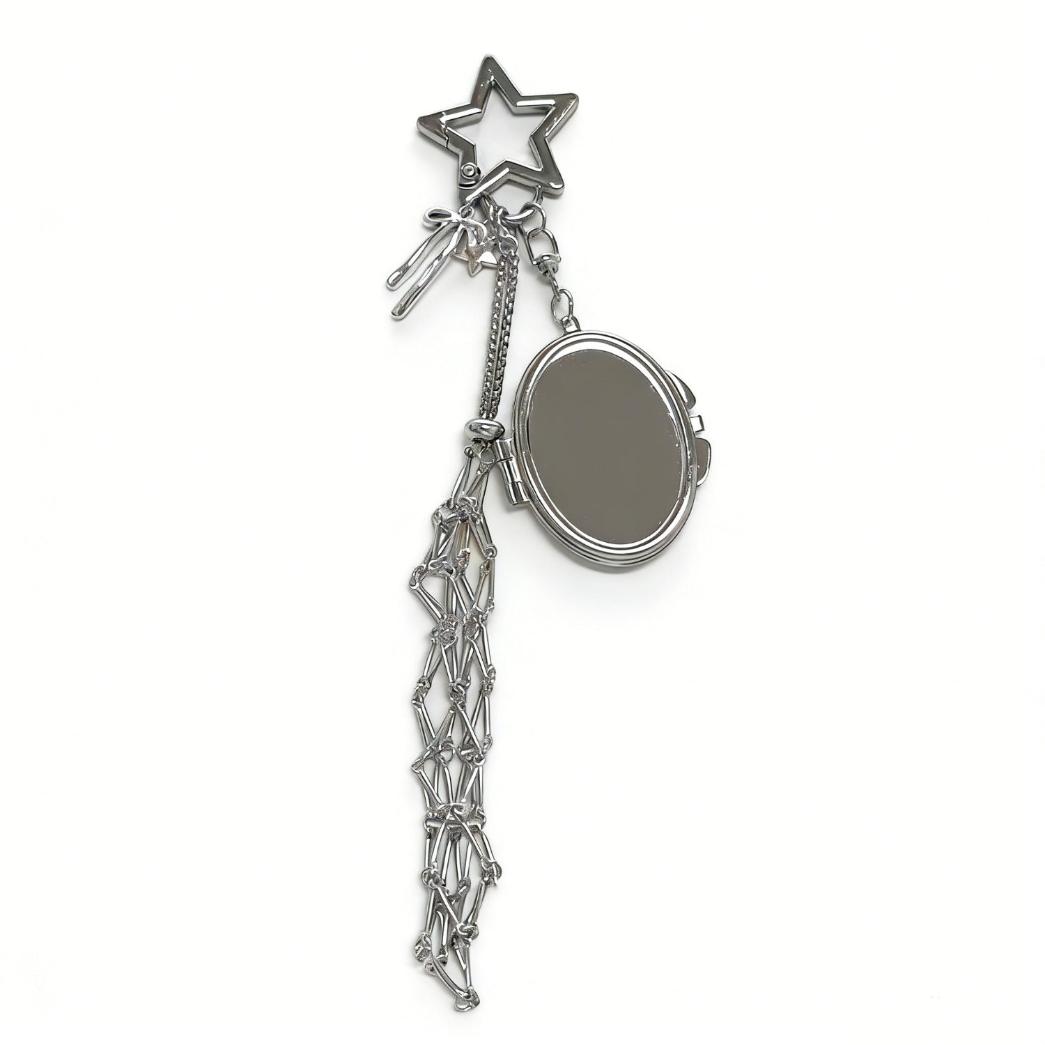 Silver Oval Keychain MWK0057