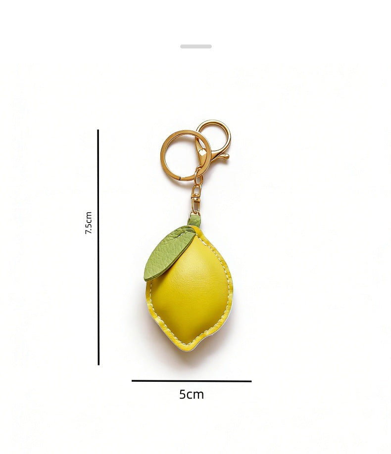 Yellow Lemon Bag Charms Cute MWK0113