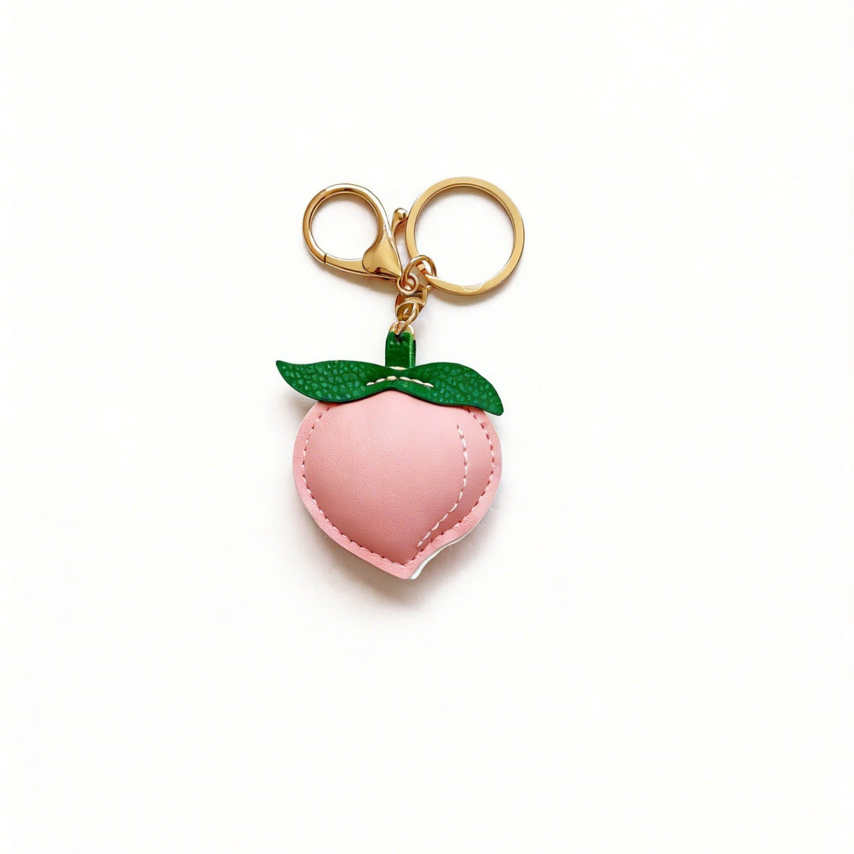 Pink Peach Bag Charms Cute MWK0114
