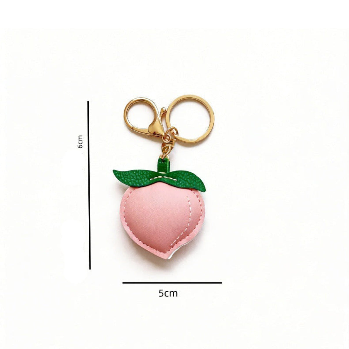 Pink Peach Bag Charms Cute MWK0114