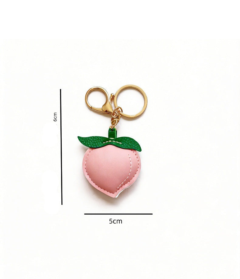 Pink Peach Bag Charms Cute MWK0114