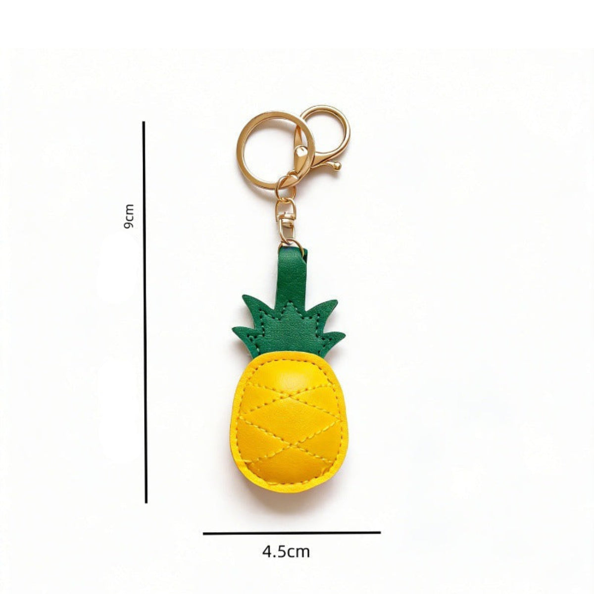 Yellow Pineapple Bag Charms Cute MWK0115