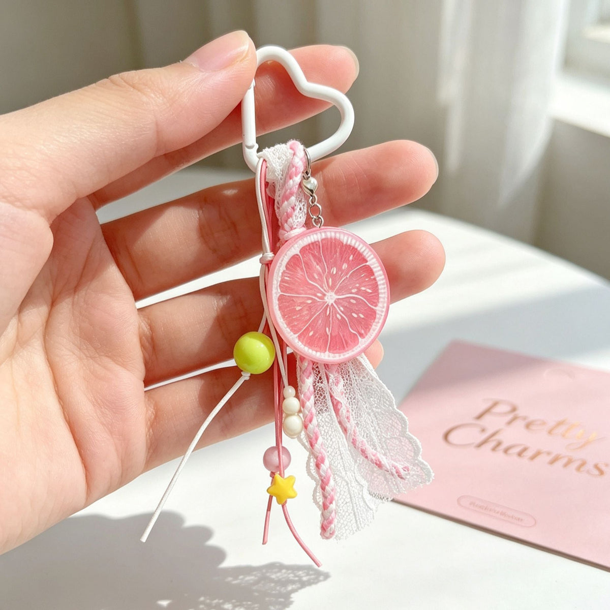 Pink Citrus Garden Charm Set MWK0135