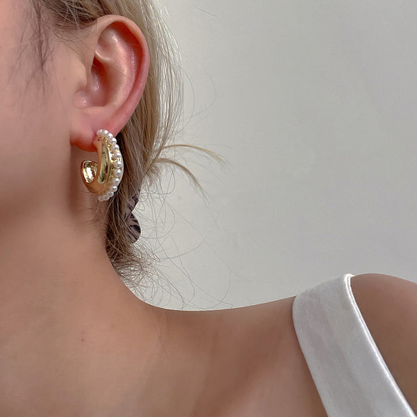 Just Lil Things Gold Pin   Earrings jlt12171