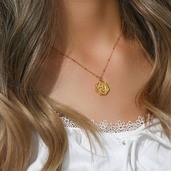 Just Lil Things Artifical  Gold Necklace jltn0789