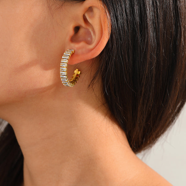 Just lil things Gold Pin  Earrings jlt11723