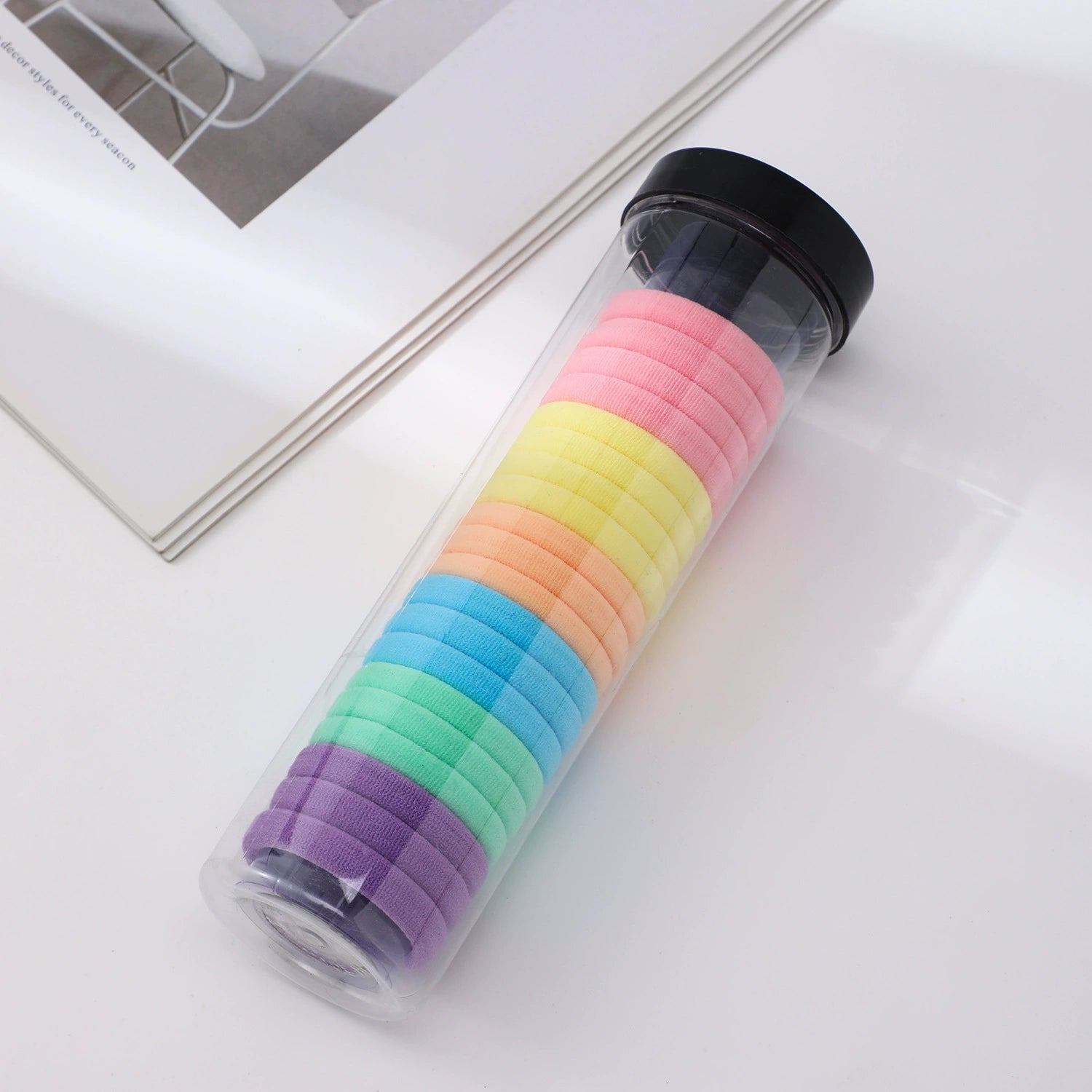High-elastic colorful hair ropes(20 PCS)jlts0489
