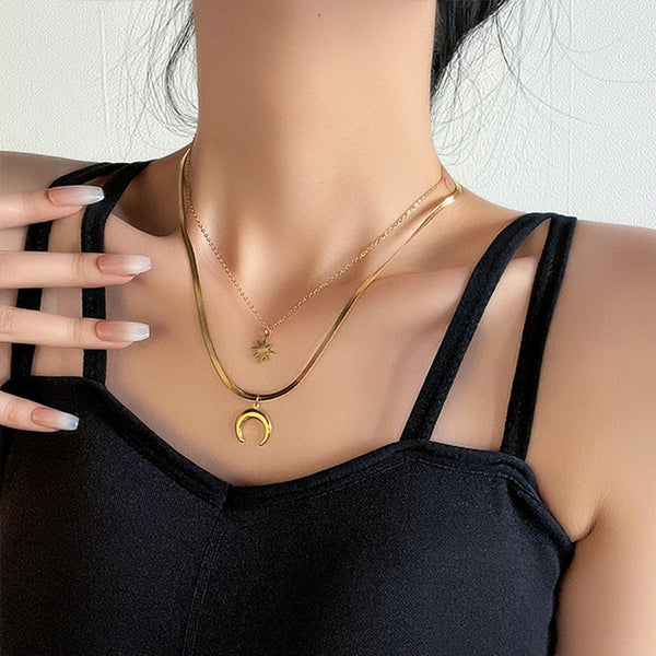 Just Lil Things Artifical  Gold Necklace jltn0790