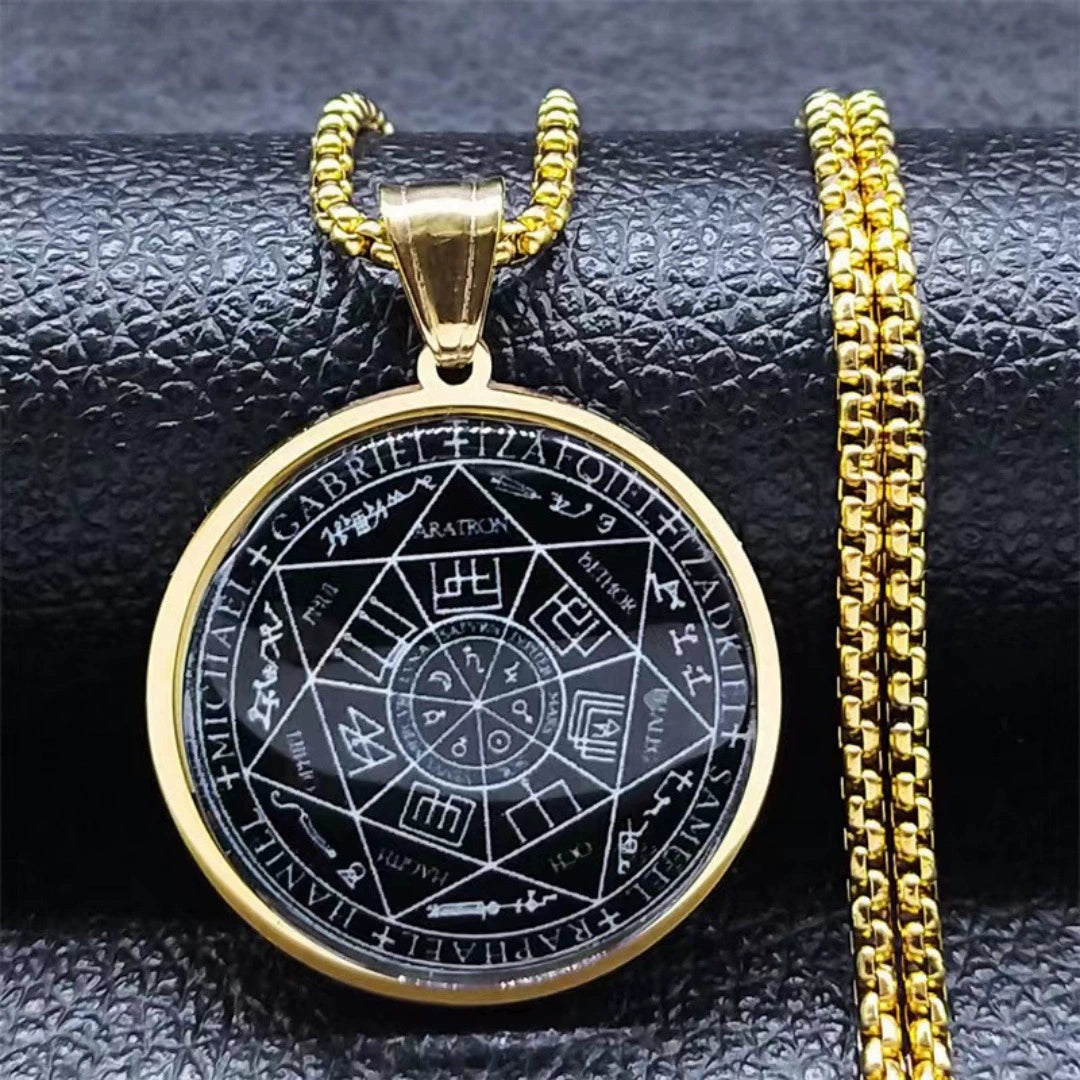 Just lil things seven Archangels pendant mn0058