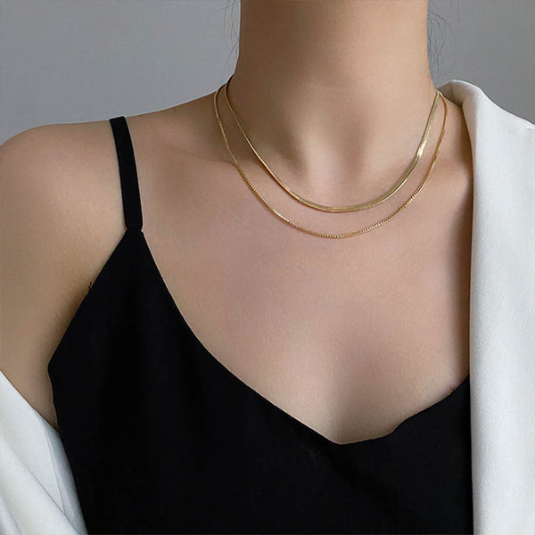 Just lil things Artificial Gold Necklace jltn0738