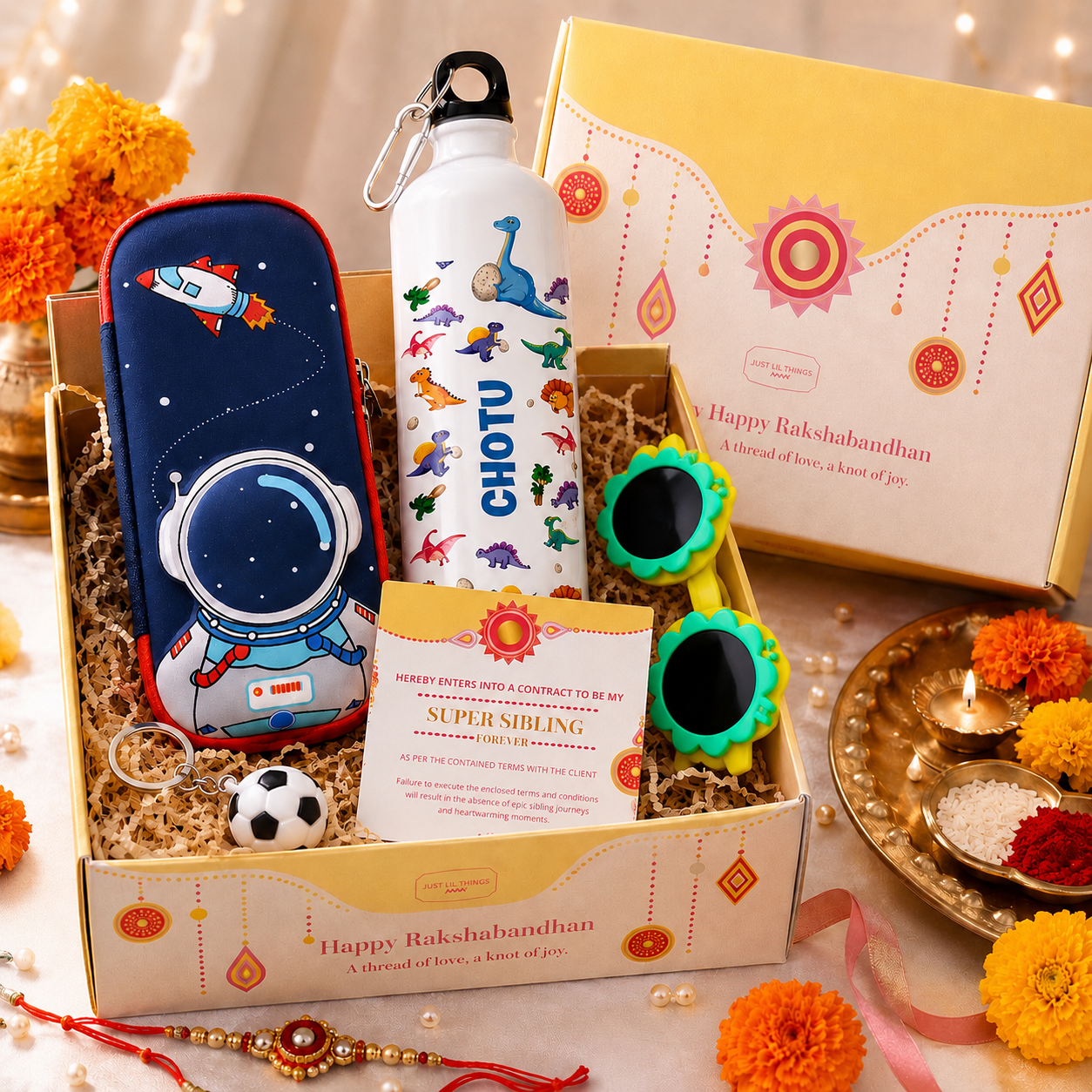 Kids Space & Dinosaur Adventure Rakhi Hamper RC0010