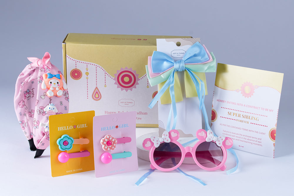 Just Lil Things Pastel Pop Rakhi Combo RC0015