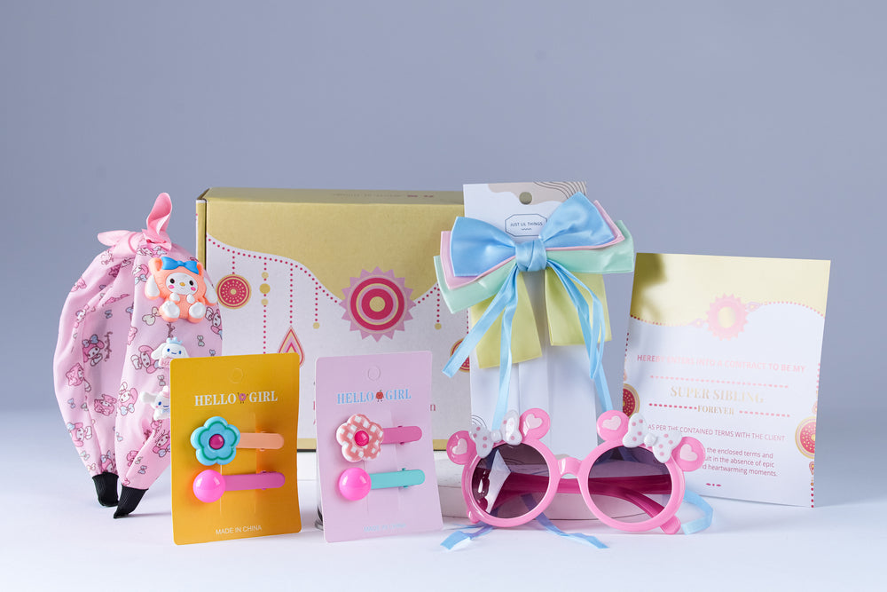 Just Lil Things Pastel Pop Rakhi Combo RC0015
