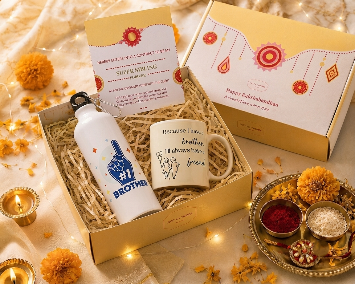 Brother Love Rakhi Gift Combo RC0018